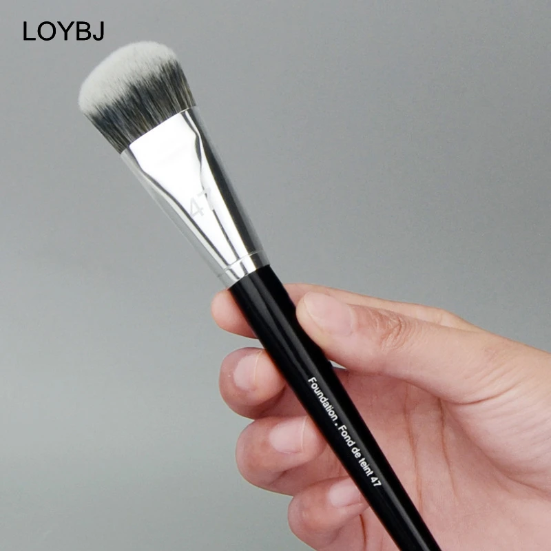 LOYBJ Professional Foundation Brush 47 Broom Head Liquid Foundation Shadow Concealer Brushes Women Face Base Makeup Beauty Tools thumbnail 2