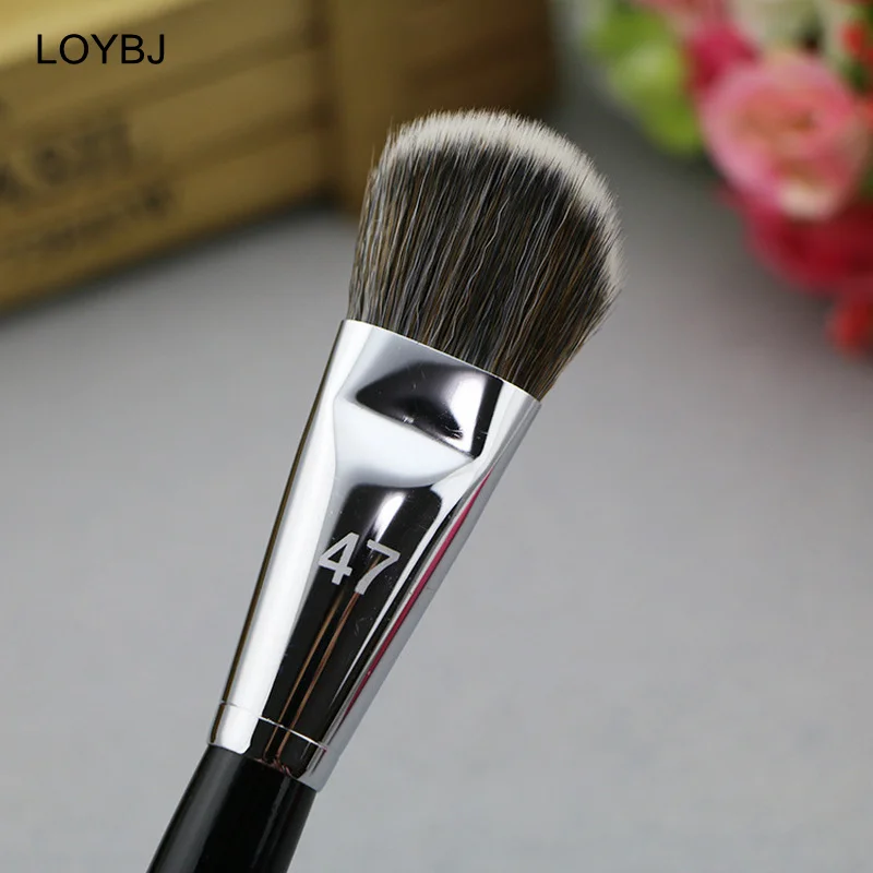 LOYBJ Professional Foundation Brush 47 Broom Head Liquid Foundation Shadow Concealer Brushes Women Face Base Makeup Beauty Tools thumbnail 5