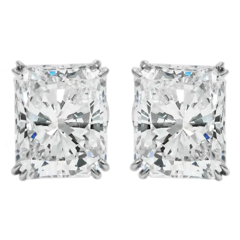 CAOSHI Stylish Simple Stud Earrings for Women Trendy Modern Style Dazzling Zirconia Accessories Wedding Engagement Jewelry Gift thumbnail 2