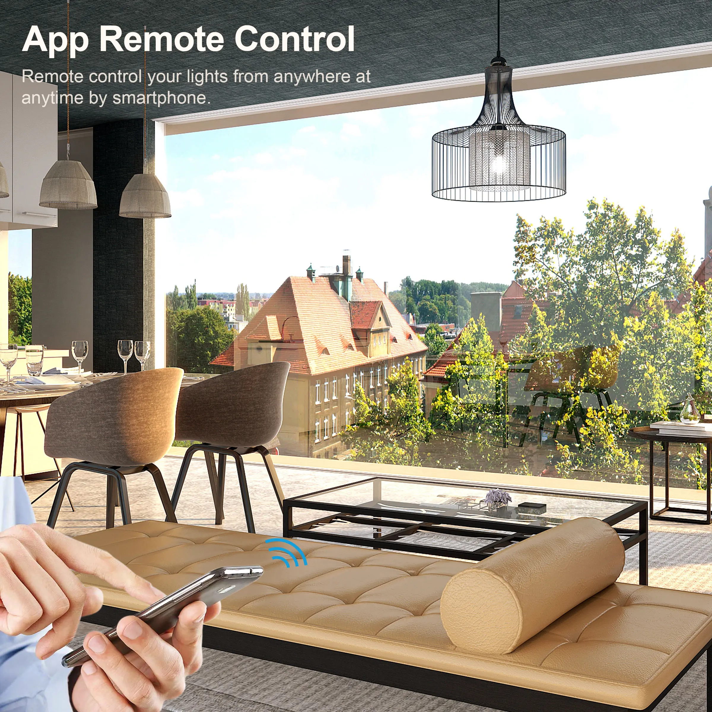 Tuya Wifi Smart Switch Module Supports 2 Way Control, App Remote Control DIY Light Breaker 100-240V Work with Alexa Google Home thumbnail 3