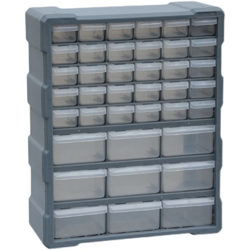 Multi-grid Drawer Type Parts Box Wall-mounted Combined Component Tool Box Building Blocks Screw Storage Box Tool Case thumbnail 5