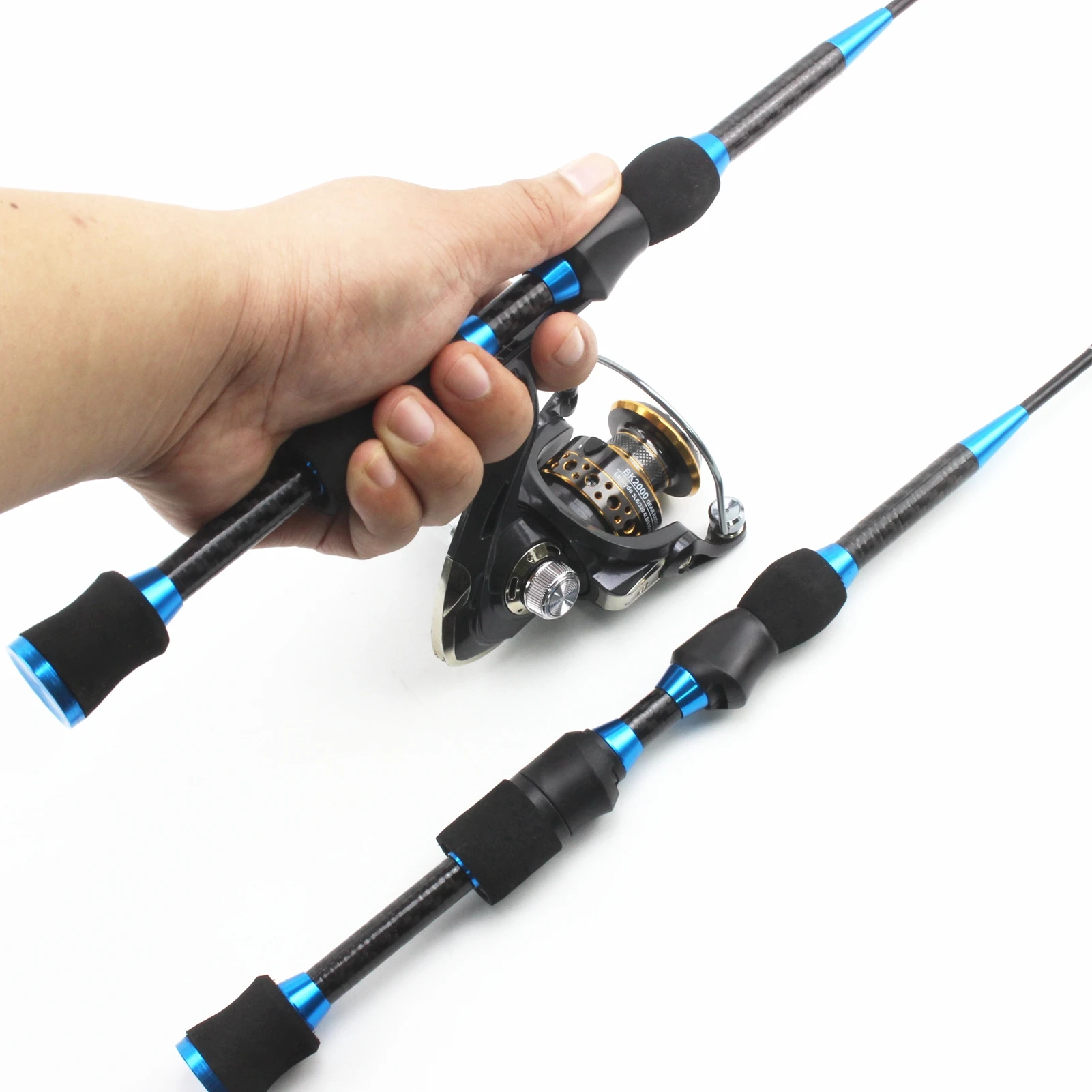 NEW 65cm 70g winter On ice fishing rod carbon Super hard Spinning Rod Travel ice Rod Reel Combos Big fish carp pole set pesca thumbnail 6