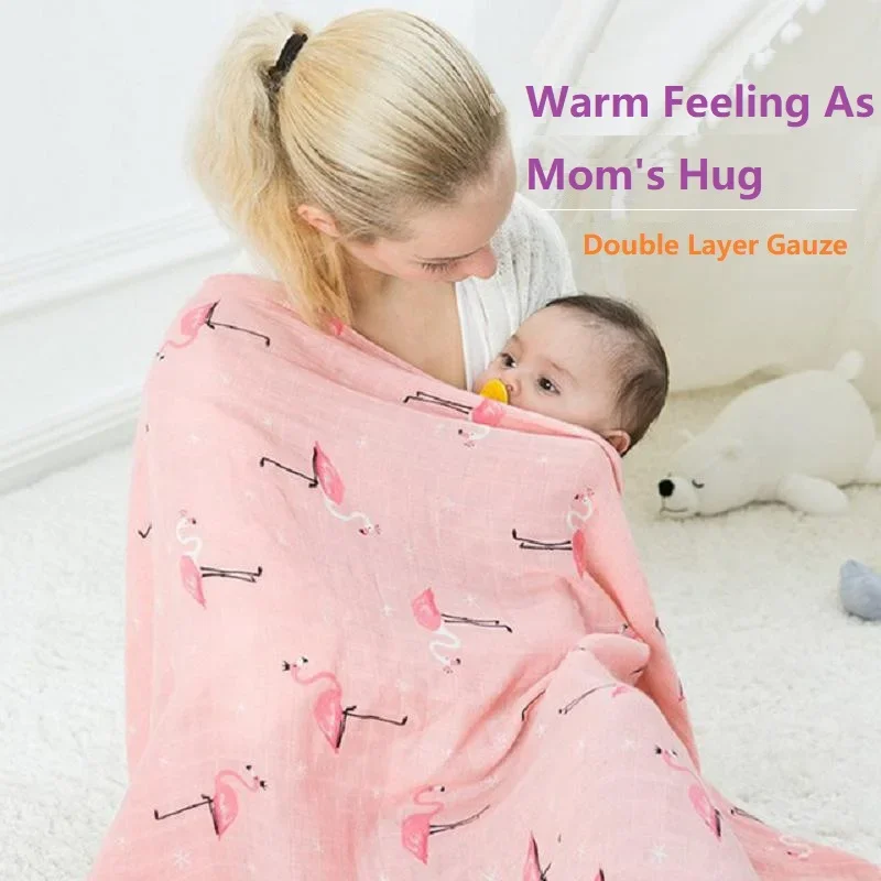 Swaddle Newborn Baby Blanket Muslin Blanket  Bed Sheet Baby Bath Towel Multi Designs Functions Baby Wrap Infant Quilt thumbnail 3