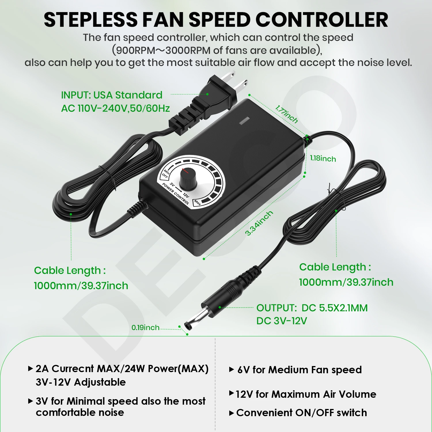12cm High Speed Large Air Volume 100V 220V Btc Mining Machine Workstation Cabinet 120MM Violent Server Cooling System Fan Kit thumbnail 2