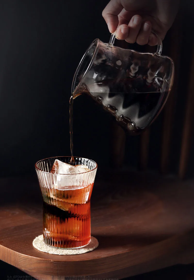 4PCS Ripple Whisky Glasses, Water Glass, Juice Glass, Water Cup Set of 4 thumbnail 3