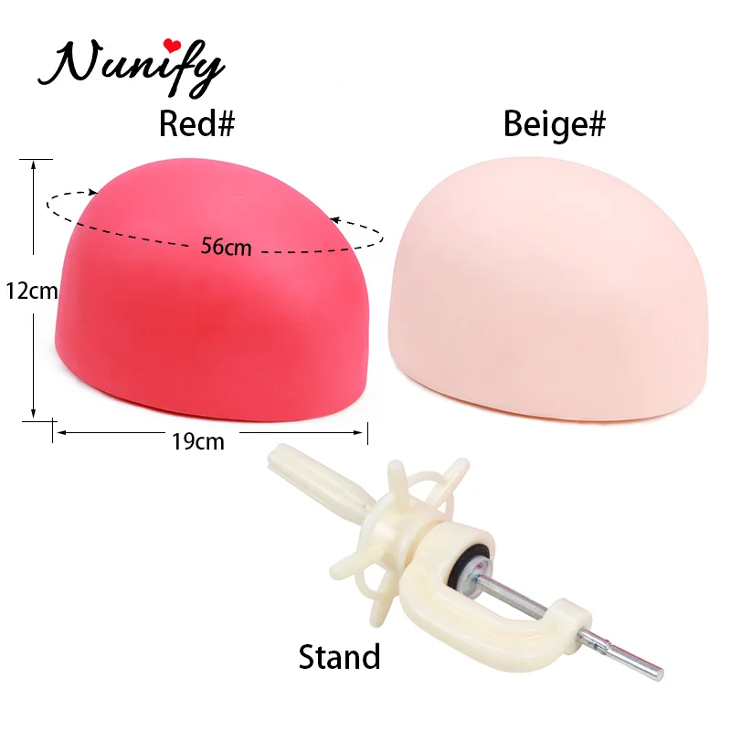 Manequin Head For Wigs Making Half Wig Head For Ventilating Human Hair Closure And Frontal, Lace Wig Making Tools Mannequin Head thumbnail 2
