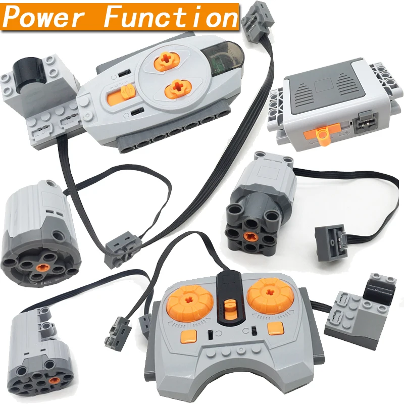 MOC High-Tech Power Functions Servo Motor Polarity Switch Light Set IR Speed Remote Control Receiver Battery Box DIY toys thumbnail 2