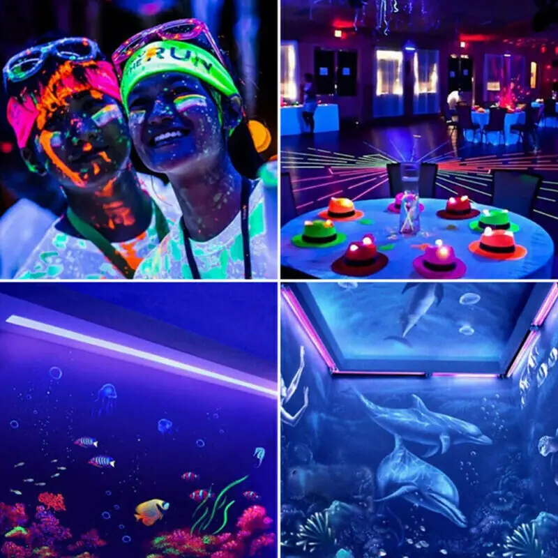 UV LED Strip Light 395nm-405nm Ultraviolet DIY LED Resin Curing Lamp 5050 3528 Blacklight for DJ Fluorescence scuba lamp Printer thumbnail 5