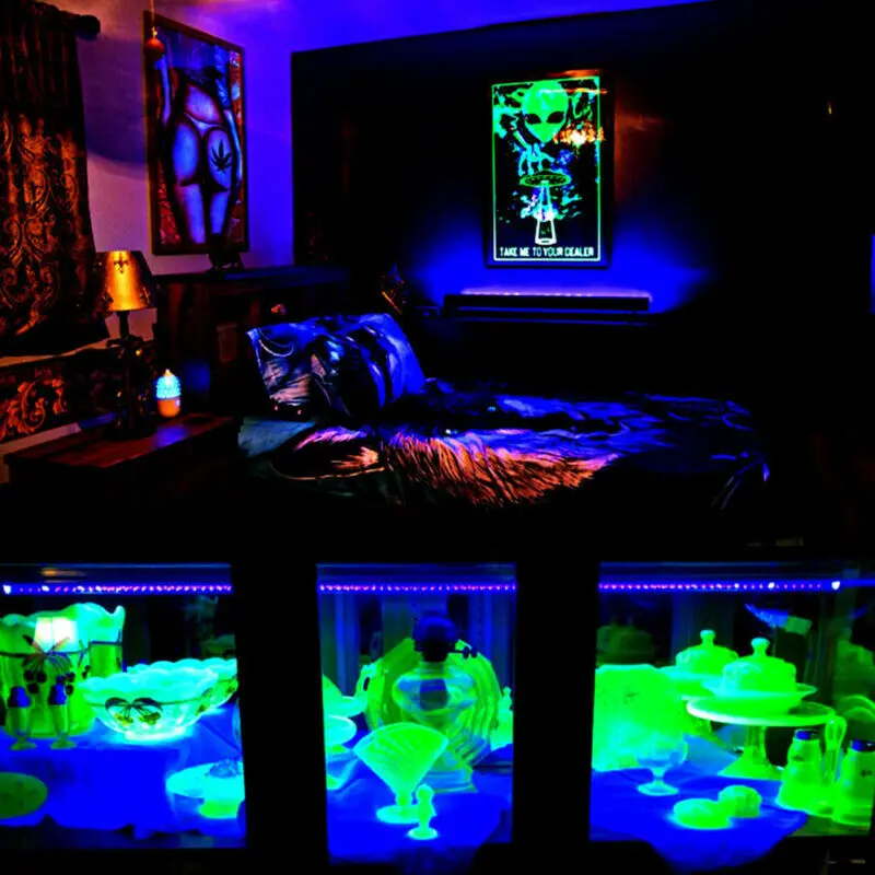 UV LED Strip Light 395nm-405nm Ultraviolet DIY LED Resin Curing Lamp 5050 3528 Blacklight for DJ Fluorescence scuba lamp Printer thumbnail 4