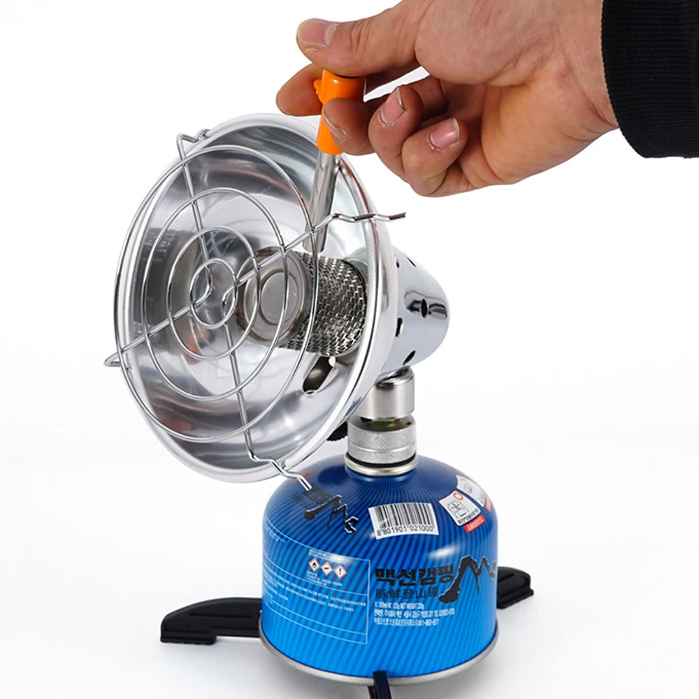 Portable Camping Propane Butane Gas Heater Outdoor Heating Stove with Stand thumbnail 3