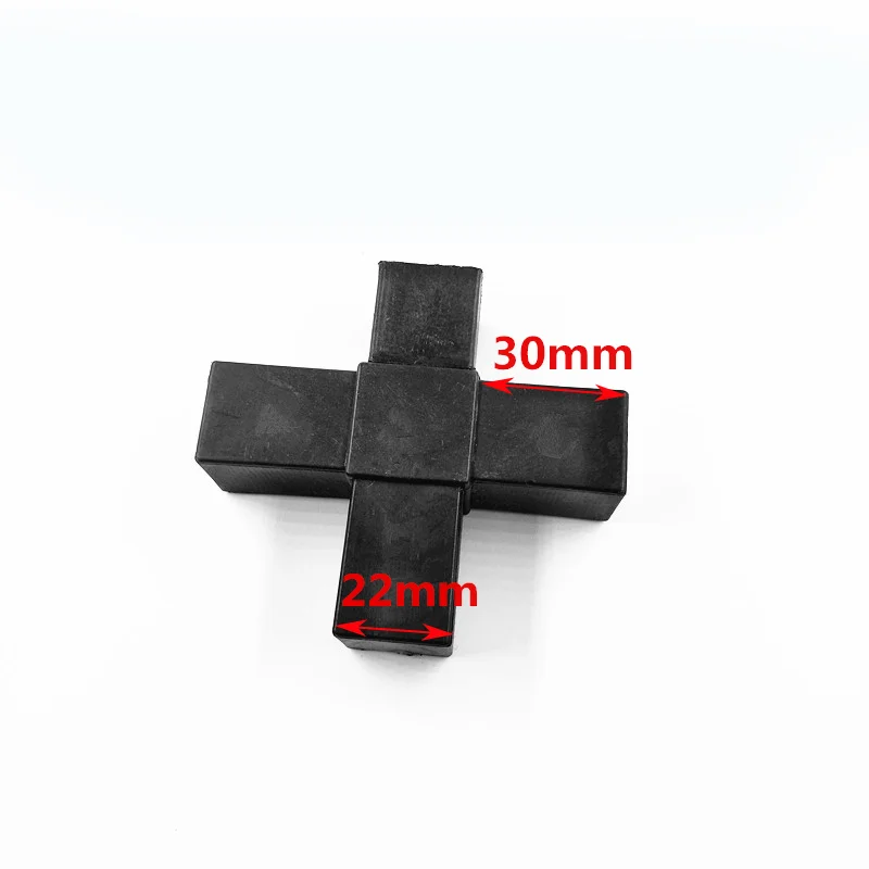 25X25 Right Angle Bend Connector Steel Pipe Plastic Shelf Tight Fixing Parts Corner L T Type Guardrail Balcony Cabinet 10Pcs thumbnail 4
