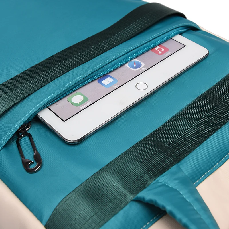 Oxford Water Repellent Women Backpack Large Capacity School Girl Laptop Books Shoulder Bags Contrast Color Female Travel Satchel thumbnail 4
