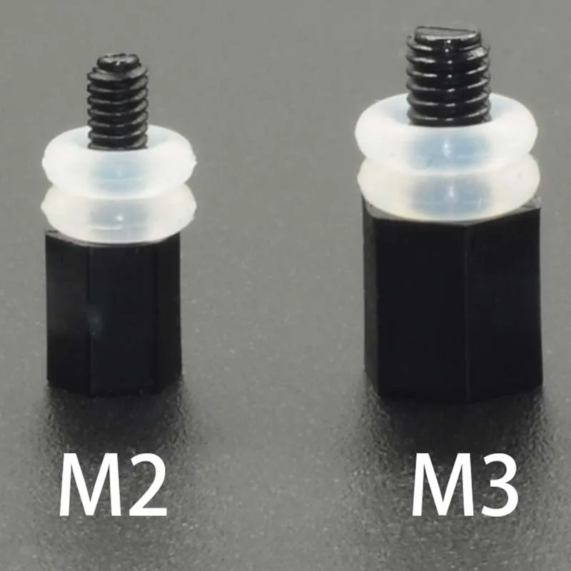 50pcs M2 M3 O shape Silicone Rubber Washer Shock Absorbor Anti Vibration Damping For F3 F4 Flytower Flight Controller RC Drone thumbnail 2