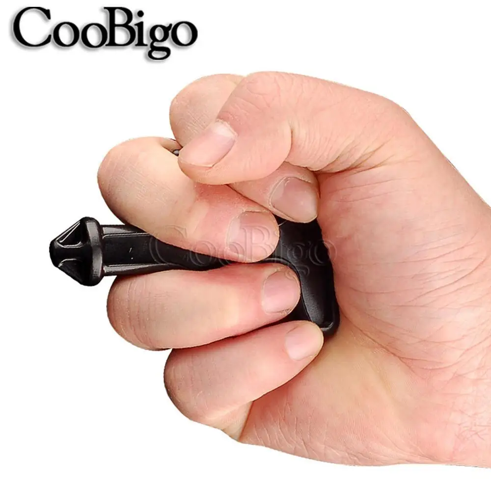 Plastic Self Defense Sting Ring Key Chain Tactical Self-defense Drill Tool Keyring Personal Security Protection Supplies 1pcs thumbnail 4