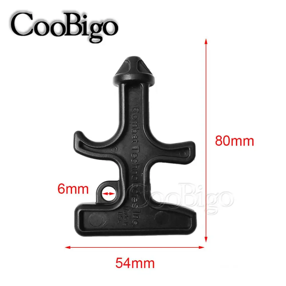 Plastic Self Defense Sting Ring Key Chain Tactical Self-defense Drill Tool Keyring Personal Security Protection Supplies 1pcs thumbnail 2