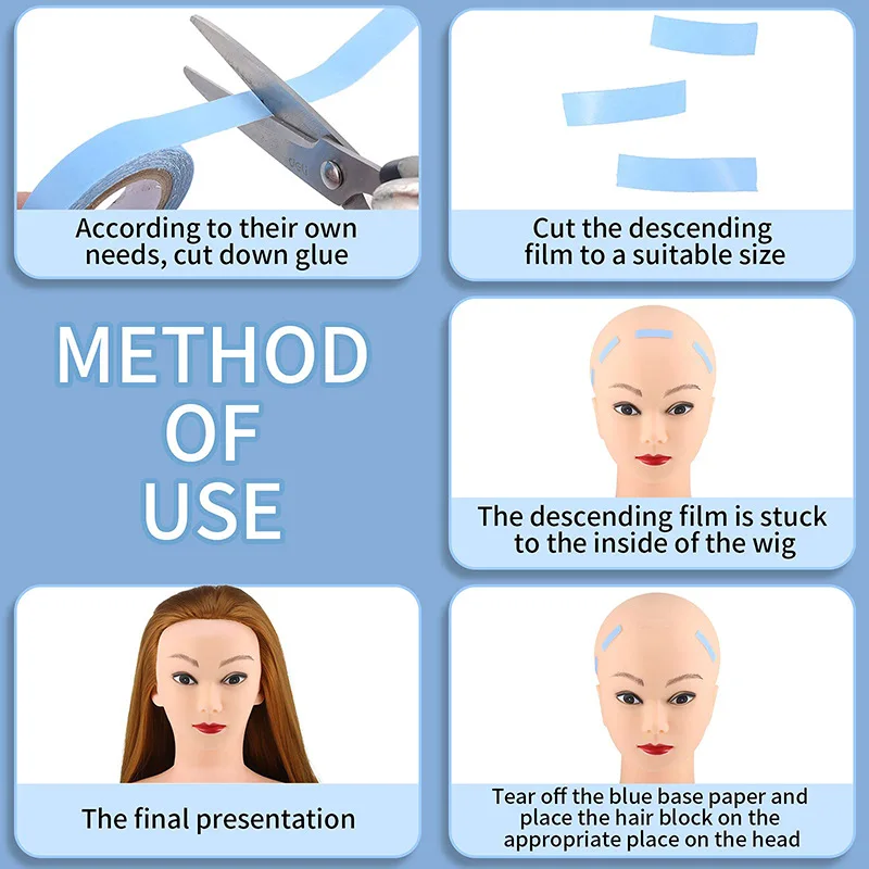 3yard 0.8cm front lace wig glue Double-Sided Tape glue wig glue for tape Hair Extension tape hair lace front tape glue adhesives thumbnail 6