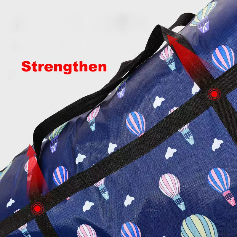 Waterproof Foldable Hand Luggage Bag Thickened Clothes Storage Bags Big Capacity Moving Packing Bag Portable Clothing Duffle Bag thumbnail 5