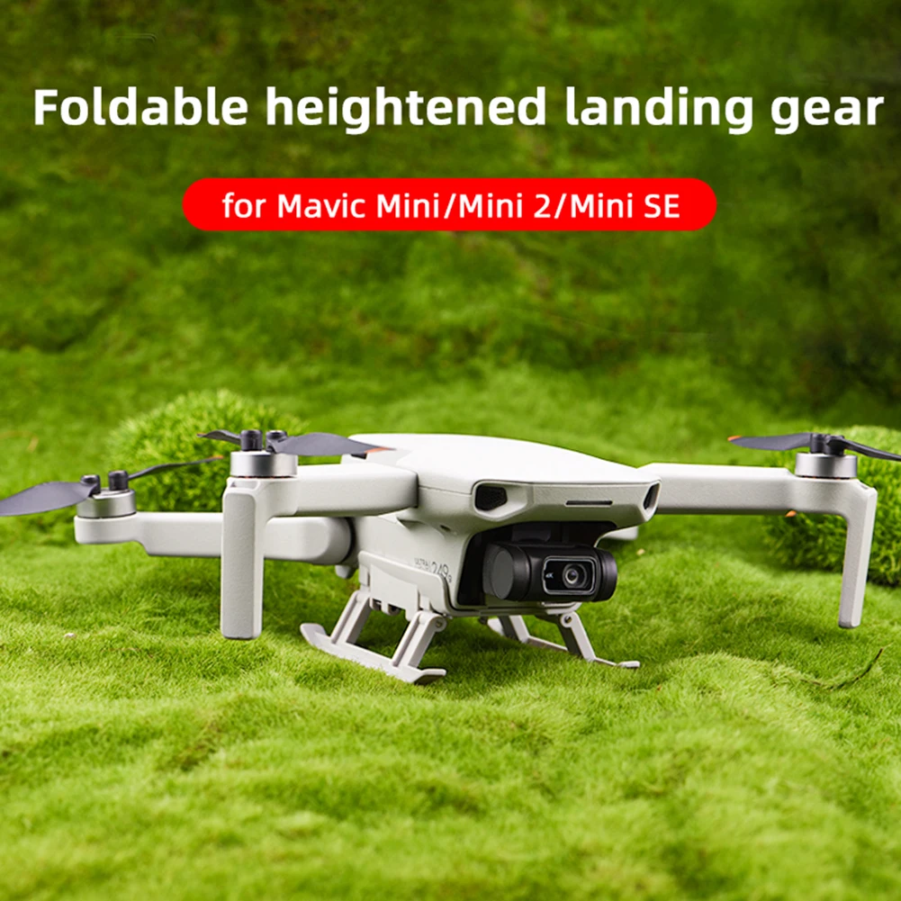 Drone Foldable Landing Gear Extended Height Leg Support Protector Stand Skid For DJI Mini SE/Mini 2/Mavic Mini Drone Accessories thumbnail 3