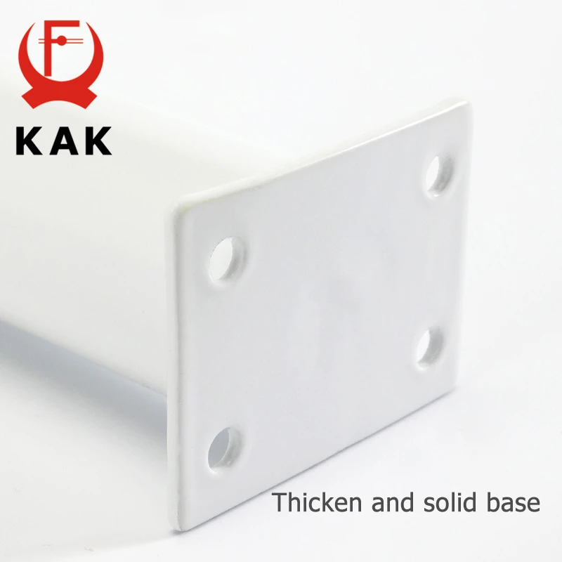 KAK Black Furniture Legs Adjustable Height Carbon Steel Table Feet Sofa Bed Leg Replacement 1000KG Heavy Duty Furniture Hardware thumbnail 4