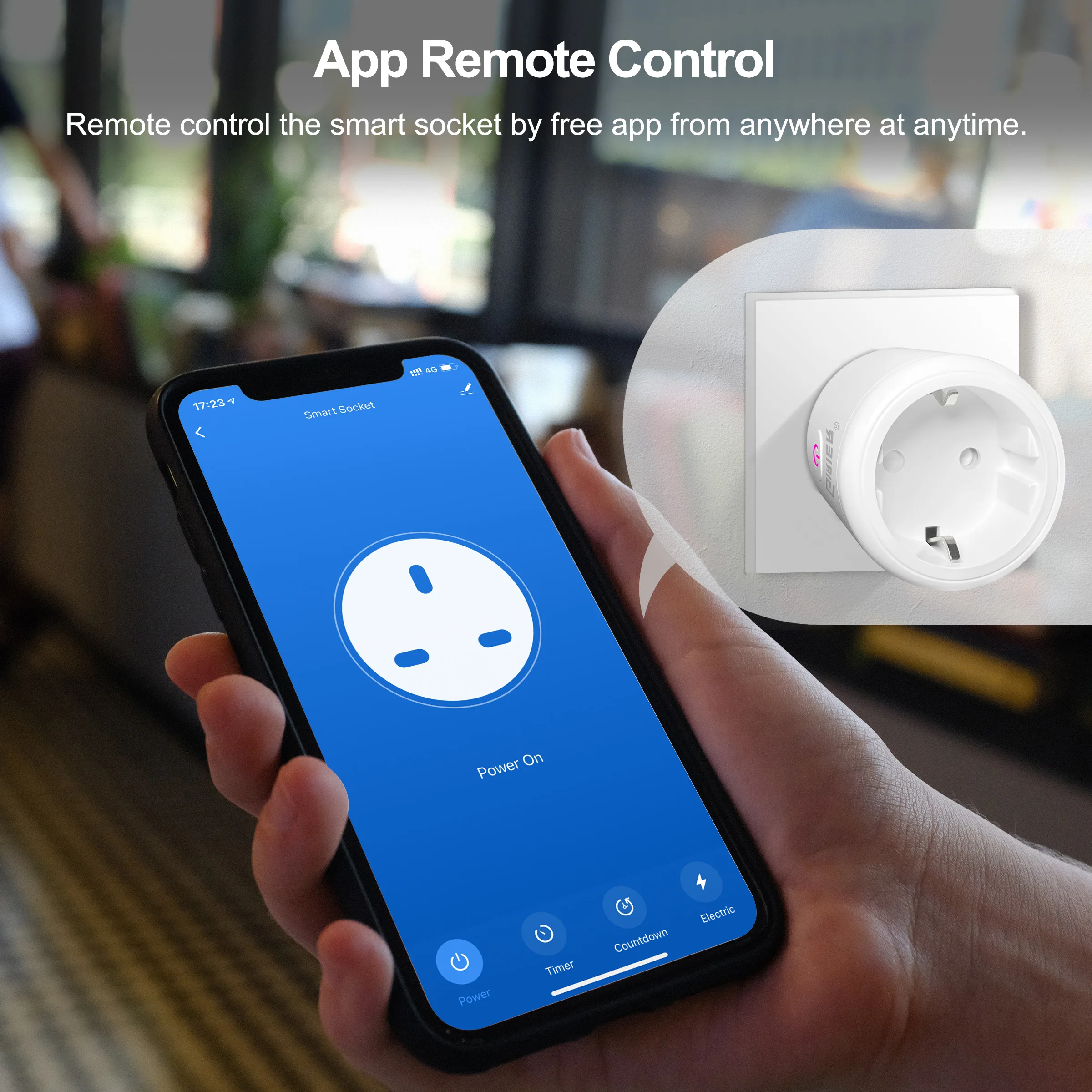 20A Tuya WiFi/ZigBee Smart Plug EU with Power Monitor Smart Life App Remote Control Socket Outlet Works with Alexa Google Home thumbnail 4
