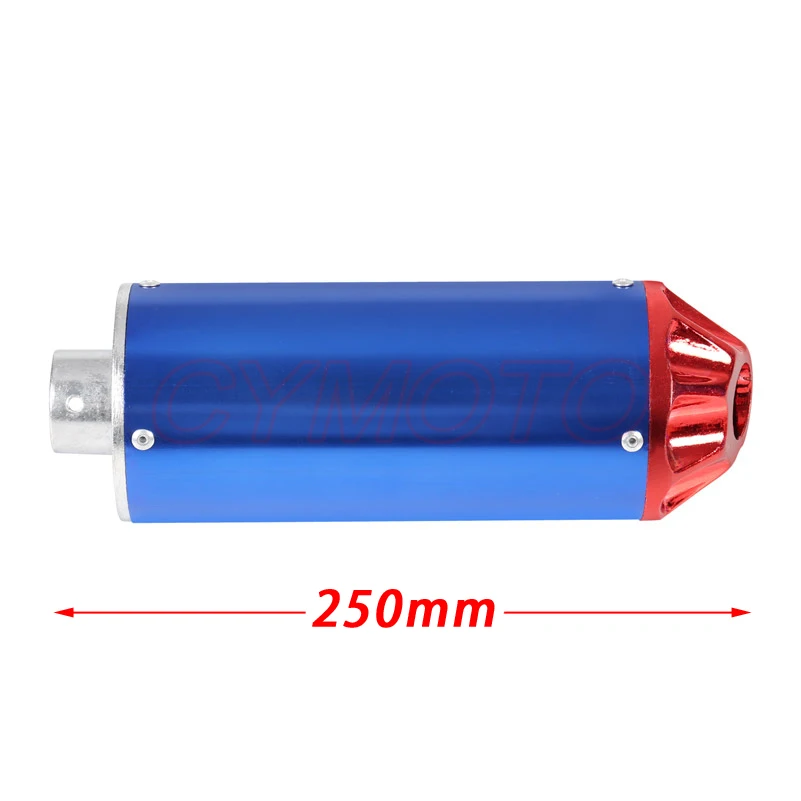 28MM Motorcycle Exhaust Muffler Pipe Adjustable Silencer 2 Stroke For Street Scooter Motocross ATV thumbnail 2