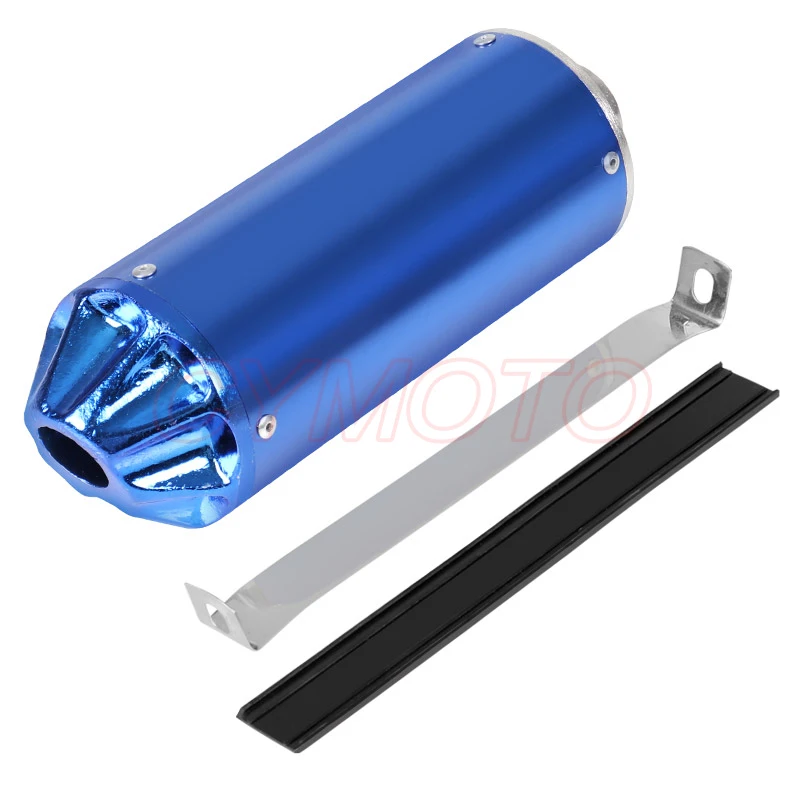 28MM Motorcycle Exhaust Muffler Pipe Adjustable Silencer 2 Stroke For Street Scooter Motocross ATV thumbnail 4