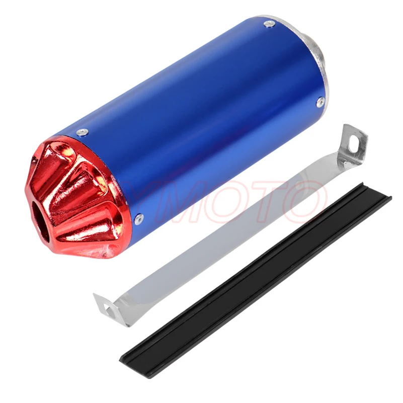 28MM Motorcycle Exhaust Muffler Pipe Adjustable Silencer 2 Stroke For Street Scooter Motocross ATV thumbnail 6