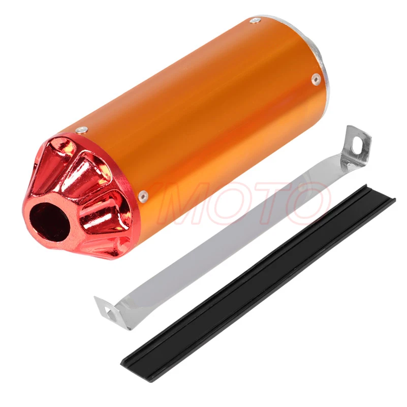 28MM Motorcycle Exhaust Muffler Pipe Adjustable Silencer 2 Stroke For Street Scooter Motocross ATV thumbnail 5