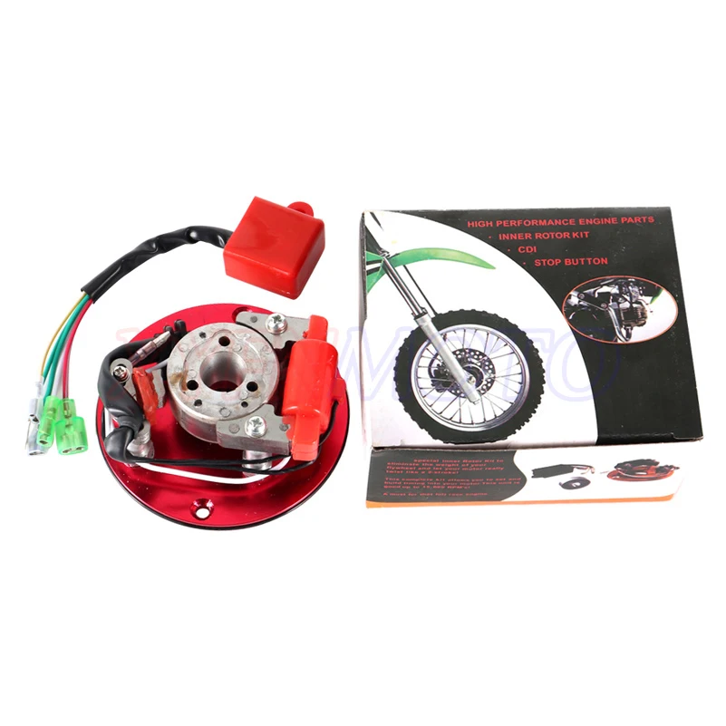 Inner Rotor Kit Ignition Magneto Stator Engine Dirt Pit Bikes 110cc - 140cc thumbnail 5