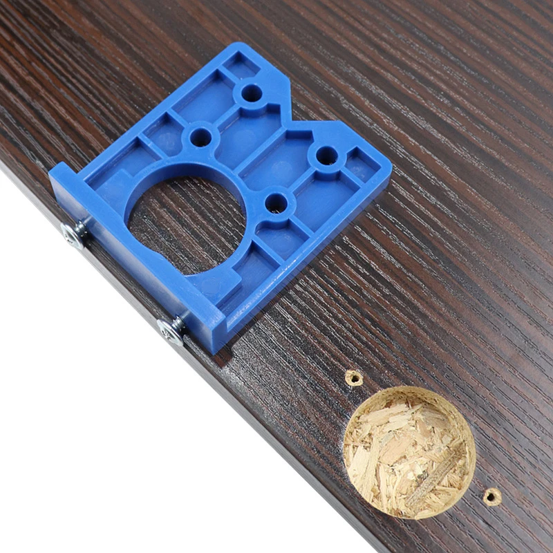35mm Drill Bits woodworking Door Hole Opener Cabinet Accessories Tool Hinge Hole Drilling Guide Locator Hinge Drilling Jig thumbnail 3