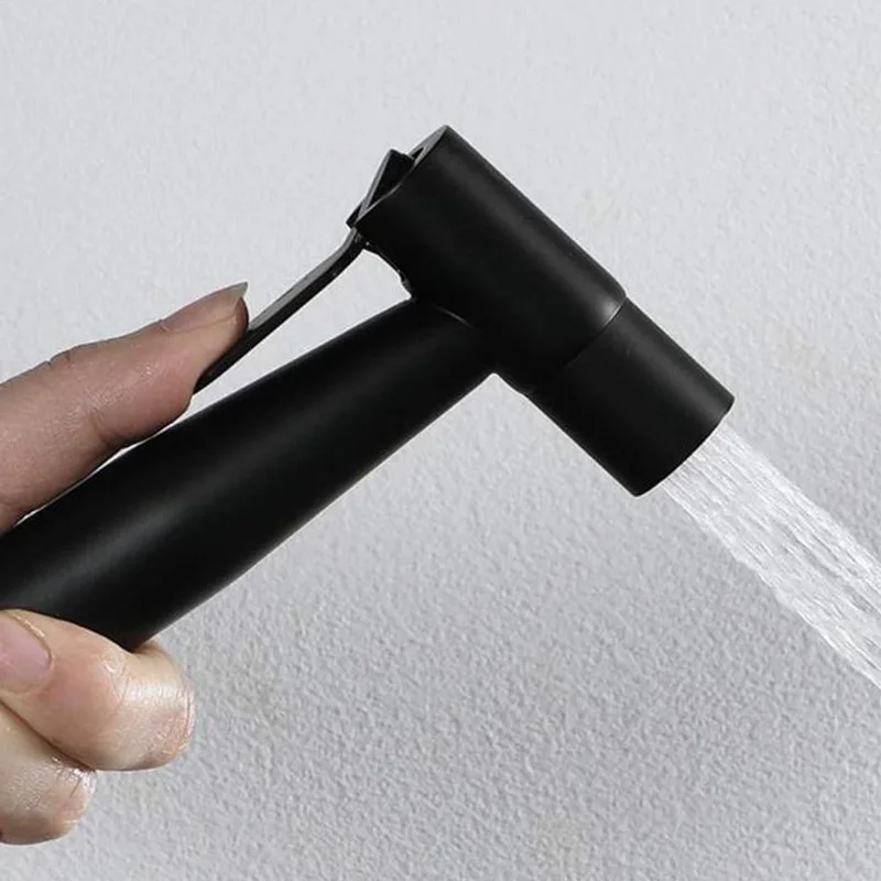 Handheld Toilet Bidet Sprayer with Brass Valve Stainless Steel Bidet Shower Hygienic Shower Wall Mounted Toilet Bidet Sprayer thumbnail 3