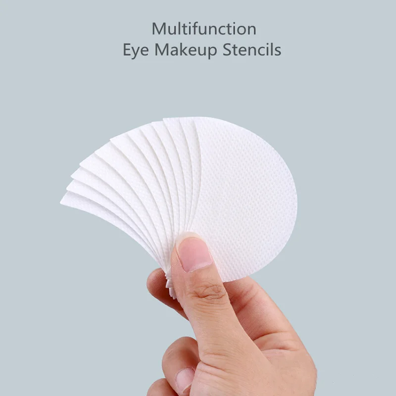 20/50/100pcs Eye Makeup Stencils Disposable Eyeshadow Stickers Eyeliner Shield Grafted Eyelashes Isolate Eyelash Removal Patches thumbnail 5