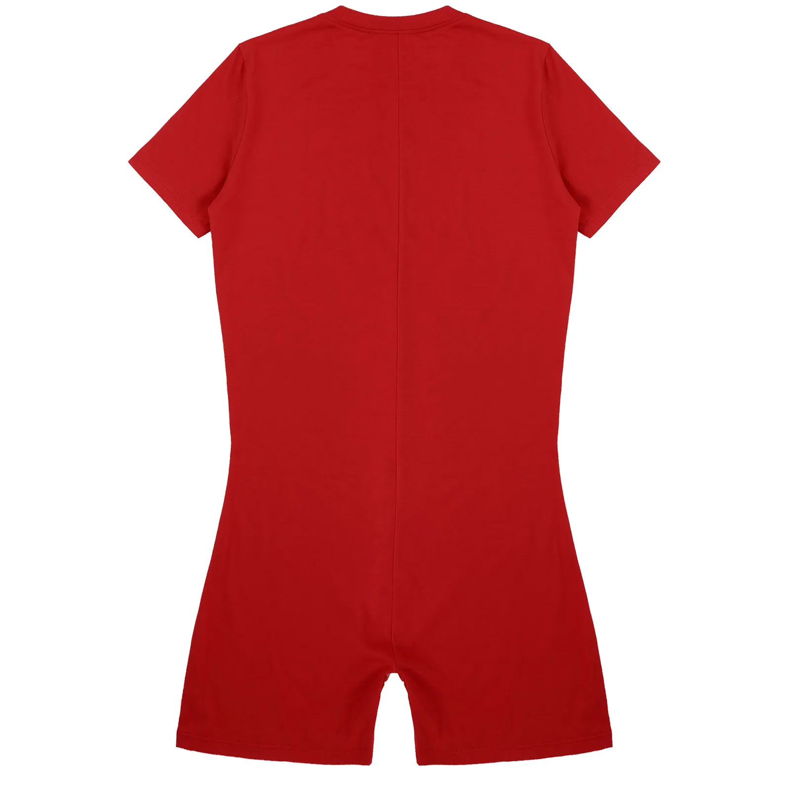 Mens Swimsuit Round Neck Short Sleeve Jumpsuit Swimwear Casual Invisible Zipper One-pieces Rompers Playsuits Summer Sportswear thumbnail 3