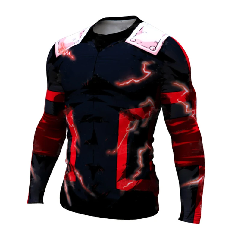 New Anime Movie 3D Printed Men T-shirt Fashion Cosplay Costume Compression Summer Long Short T Shirt Men Tops Tees thumbnail 3