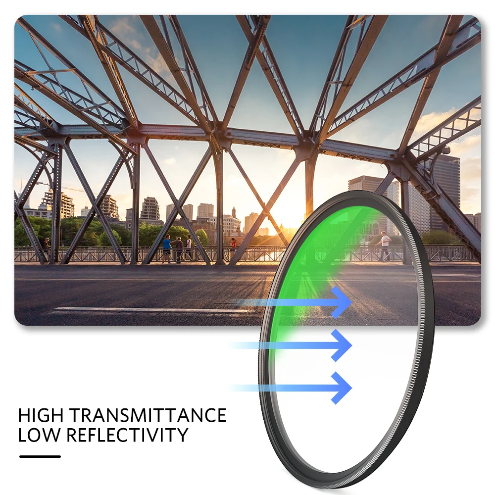WEYLLAN Lens Filter Photography MC HD Lens UV Filter Ultra Slim Camera Accessories 46mm 49mm 52mm 55mm 58mm 62mm 67mm 72mm 77mm thumbnail 4