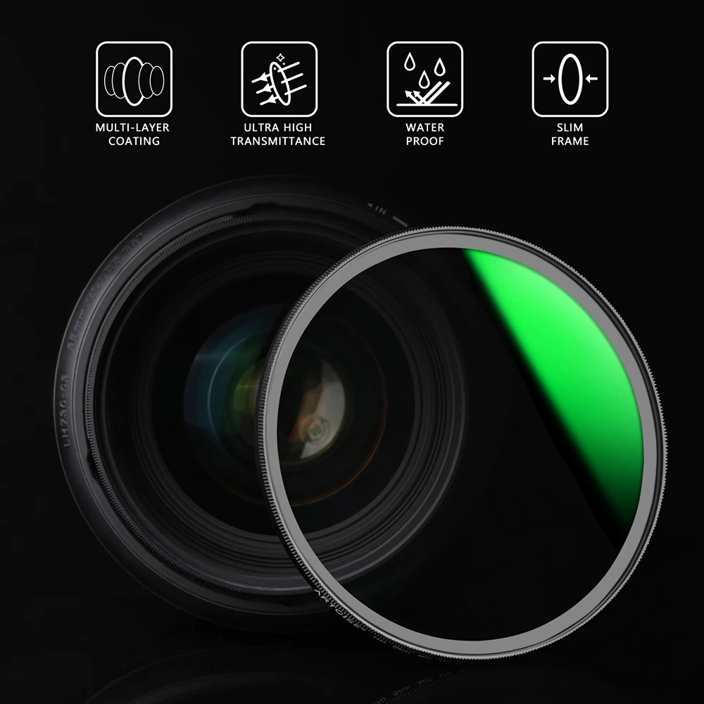 WEYLLAN Lens Filter Photography MC HD Lens UV Filter Ultra Slim Camera Accessories 46mm 49mm 52mm 55mm 58mm 62mm 67mm 72mm 77mm thumbnail 3