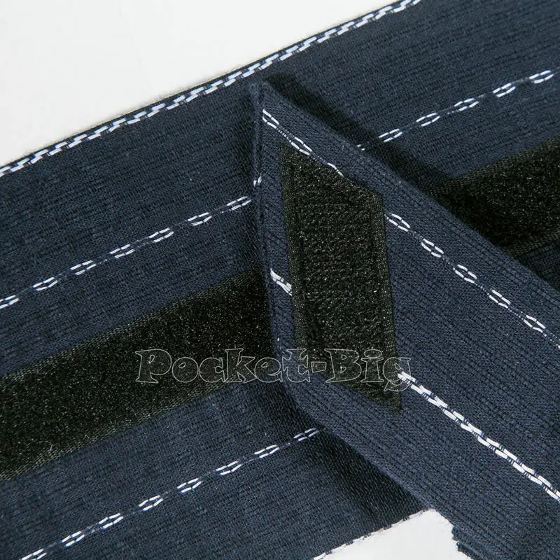Japanese Mens Kimono Yukata Stiff Kaku Obi Belt Easy Kai No Kuchi Musubi Blue thumbnail 5