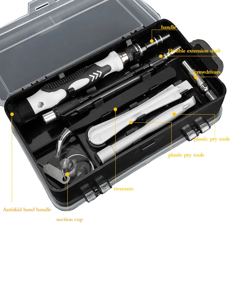 Precision Screwdriver Set For Phone Repair Kit Magnetic Bits Magnet Mini Screwdriver For Glasses Iphone Watch Screwdriver Set thumbnail 4