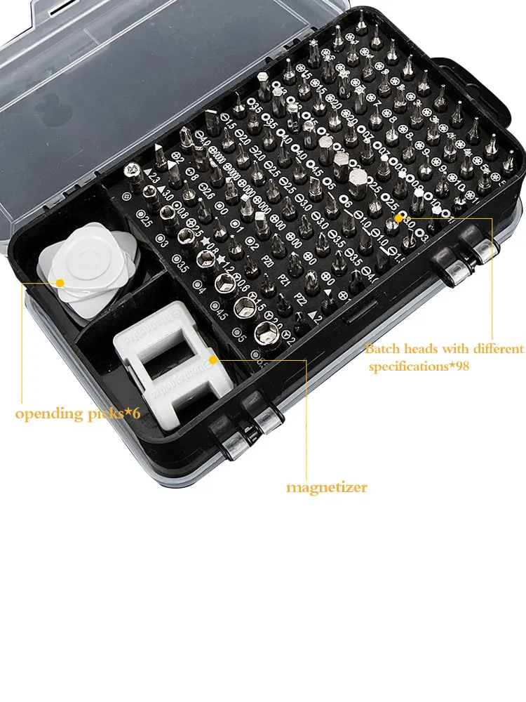 Precision Screwdriver Set For Phone Repair Kit Magnetic Bits Magnet Mini Screwdriver For Glasses Iphone Watch Screwdriver Set thumbnail 3