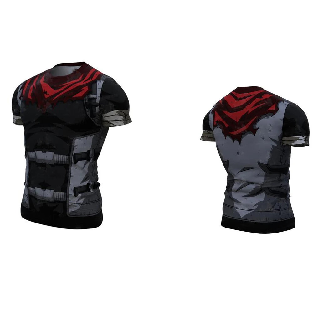 Male T-shirt Summer Sports Short-Sleeved Fast Drying Training Breathable Compression Jogging Gym Fitness Women Couples Tracksuit thumbnail 3