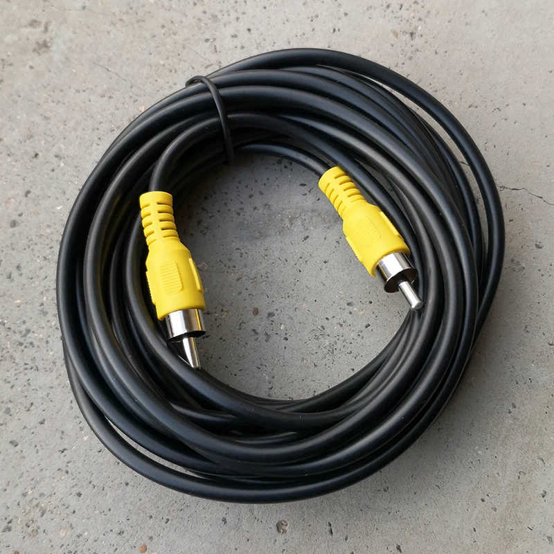 AV RCA Phono Lead Cable Male to Male & Male to Female Extension Coaxial Speaker Audio Car AV Image Video Cable 1.5M 3M 5M thumbnail 4