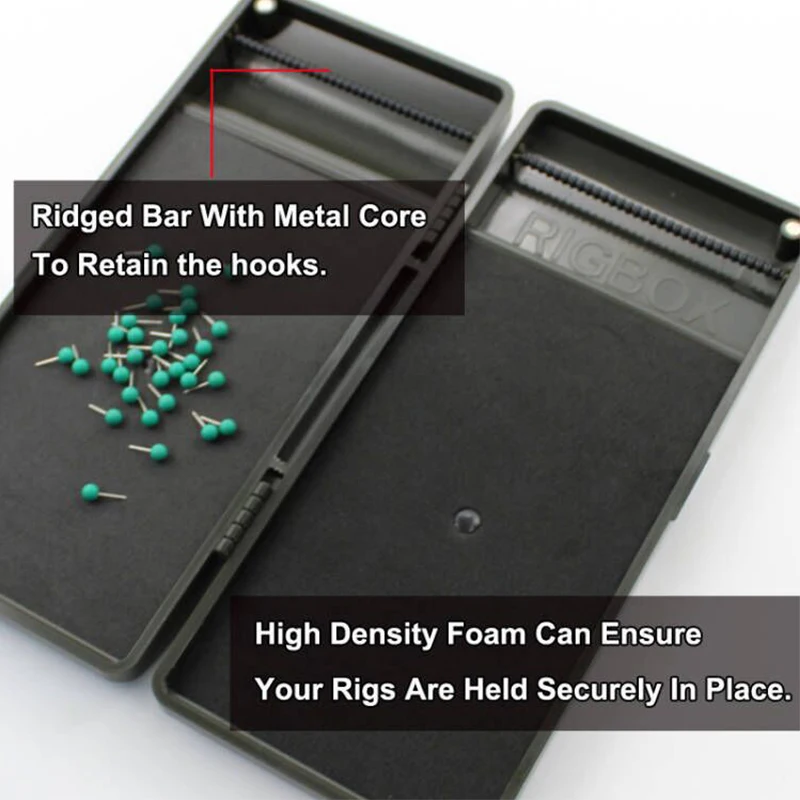 Carp Fishing Hook Link Rig Wallet Tackle Box Zig Chod Stiff Hair Rig Storage Box for Carp Fishing Line Equipment thumbnail 3