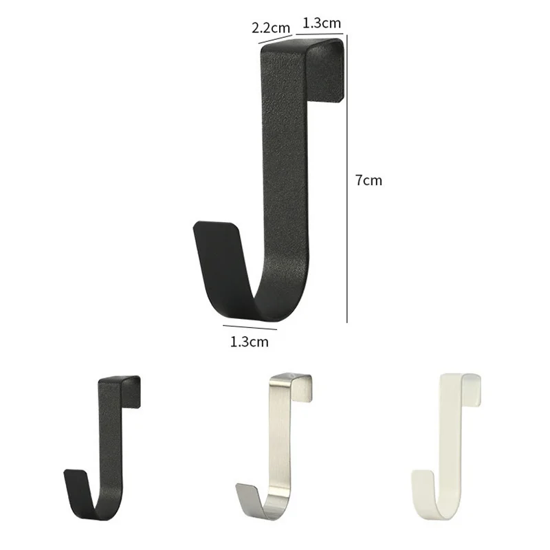S-Shaped Metal Hook Cabinet Door Hanging Rack Gadgets Holders Desk Shelves Kitchen Utensils Storage Organizer Bathroom Accessori thumbnail 6