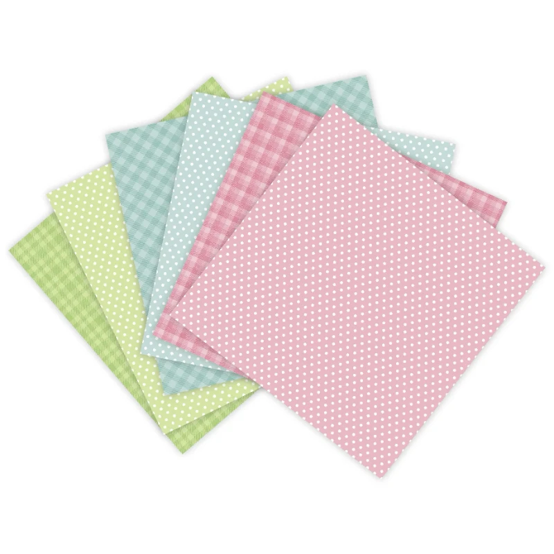 12 Sheets Spring Colors Craft Paper Pads Cutting Dies Art Background Origami Scrapbooking Card Making thumbnail 3