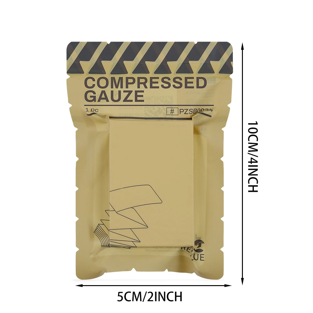 RHINO RESCUE  Sterile Compressed Gauze for Emergency Wound Dressing, First Aid and Trauma Kit thumbnail 3