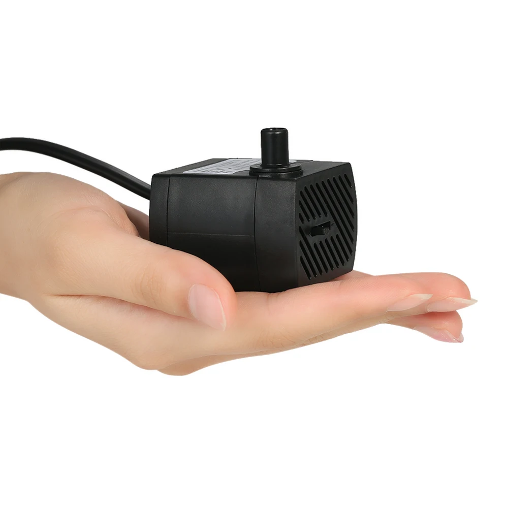 110V/220V 2.5W/3W/4W/5W Ultra-Quiet Submersible Water Fountain Pump Filter Fish Pond Aquarium Water Pump Tank Garden Fountain thumbnail 2