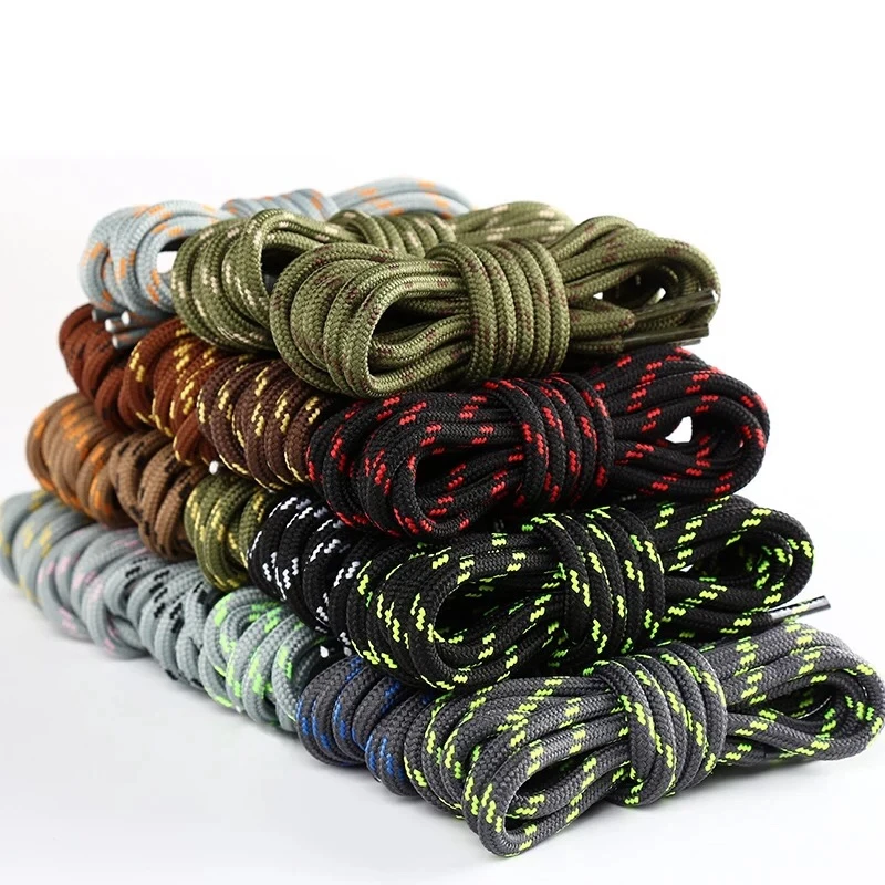 1Pair Round Shoelaces Outdoor Hiking Sports Shoe Laces Kids Sneakers Shoe lace Length 100/120/140/160CM Lacets Baskets 19 Colors thumbnail 2