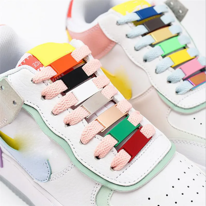 2pcs/pair Shoelace Buckle Metal Shoelaces Shoelaces buckle Accessories Metal Lace Lock DIY Sneaker Kits Metal Lace Buckle thumbnail 4