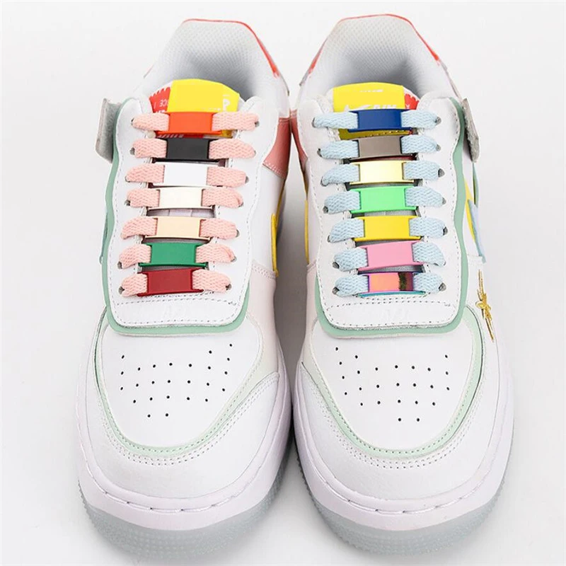 2pcs/pair Shoelace Buckle Metal Shoelaces Shoelaces buckle Accessories Metal Lace Lock DIY Sneaker Kits Metal Lace Buckle thumbnail 3