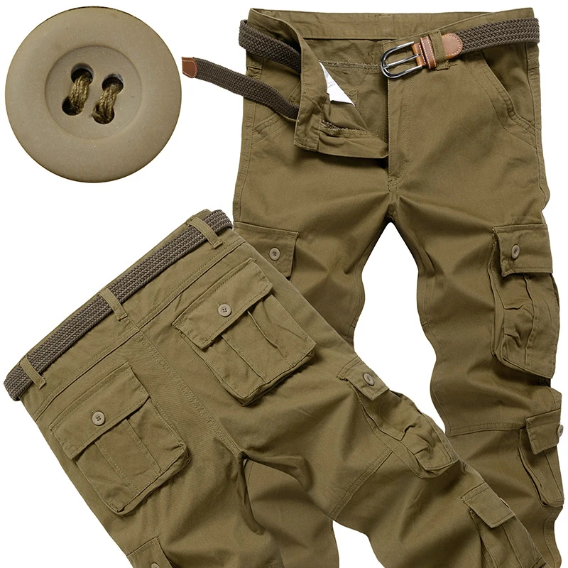 Men's Tactical Pants Casual Cargo Pants Outdoor Sports Work Trousers High Quality Joggers Hiking Pants Korean Sweatpants thumbnail 4